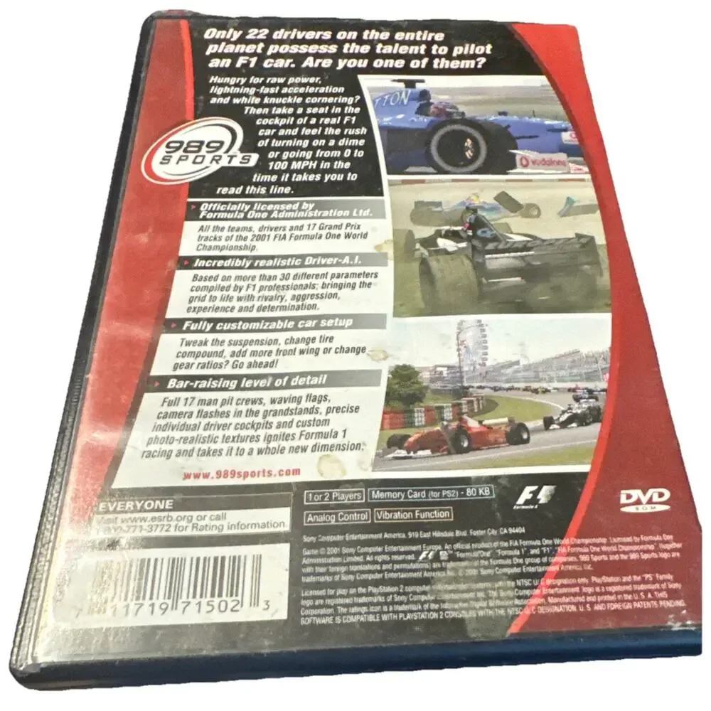 Formula One - Sony PlayStation 2 CIB Tested and Working